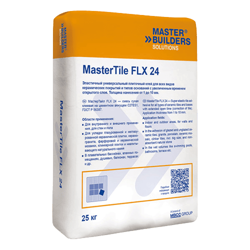 MasterTile FLX 24 White универсальный плиточный клей